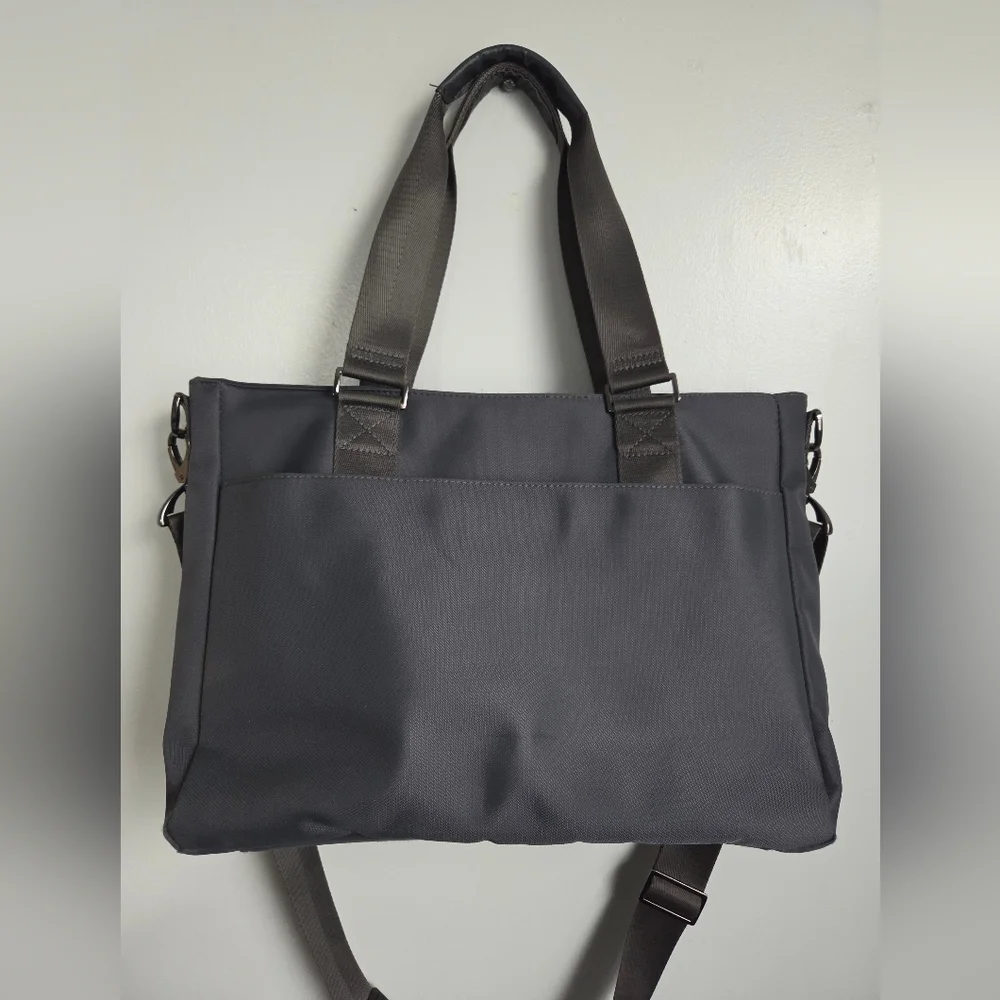 La Packmore Professional Laptop Tote Work Bag in Charcoal